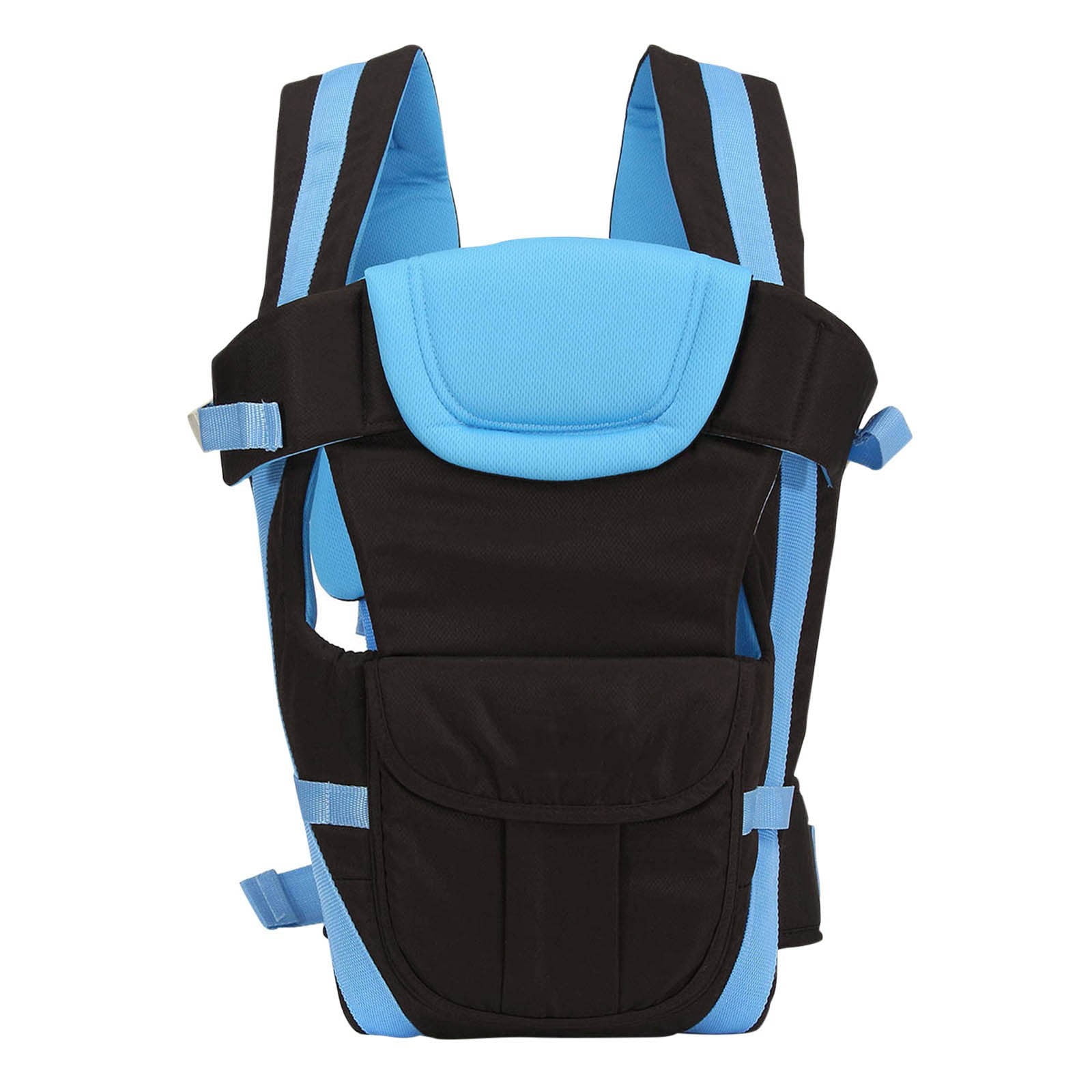 WYQLFSB Lightweight 4 Positions 360 Ergonomic All Season Baby Sling Toddler Backpack Front Back Wrap Soft Breathable Cotton Blue